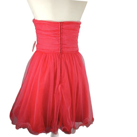 Masquerade ~ Watermelon Tulle Formal Party Dress 7/8 Valentines Barbie Fairy - Picture 4 of 9